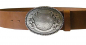 Preview: Western-Gürtel, Mod.Westernoval, Vollrindleder, 5cm oder 4cm Breite