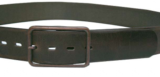 4,5cm breiter Gürtel, Flat, Vollrindledergürtel