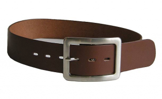Breiter Herren-Gürtel Listen, 5 cm aus Rindsleder