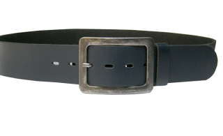 Breiter Herren-Gürtel Listen, 5 cm aus Rindsleder