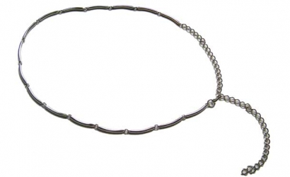 Kettengürtel dezent, Mod. Silver-Bananas, Schmuckgürtel