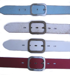 Gürtel Delta, 4cm for multicloured-Fans, Rindsleder