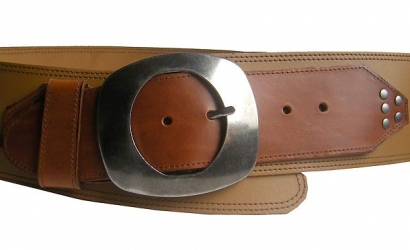 Breiter Designergürtel, Center-Fiftys, Gr: 95/100