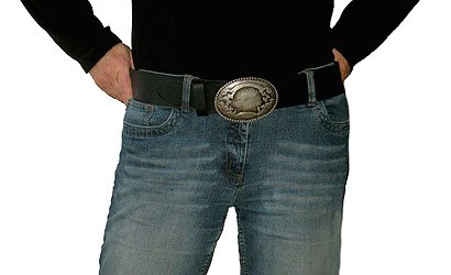 Western-Gürtel, Mod.Westernoval, Vollrindleder, 5cm oder 4cm Breite