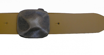 Sportlicher Herrengürtel, Vollrind, Nugget, Schmuckkoppel