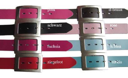 Trendmodegürtel, Mod. Ponte-multicolours