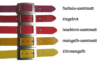Trendmodegürtel, Mod. Ponte-multicolours
