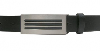 Koppelguertel, Mod. Rubber, 3cm Voll-leder